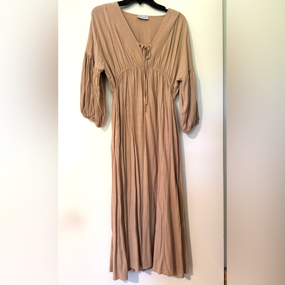 Hunter gauze midi dress